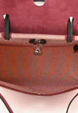 Herbag Zip Retourne 31 PM in Ecru Brique Anemone Criss Viking and Rouge Sellier Vache Hunter