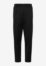 Moschino Jacquard Logo Track Pants Black A0304 2629 0555
