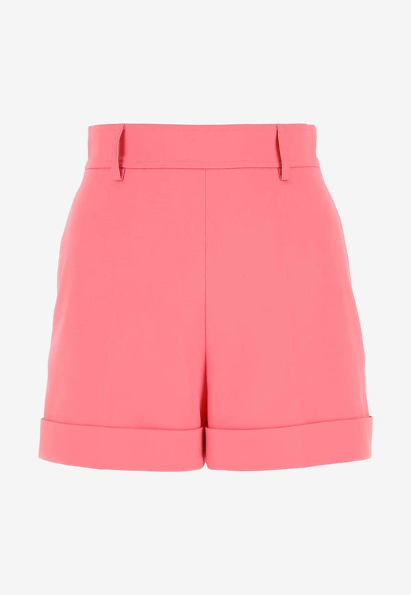 Moschino High-Waist Classic Mini Shorts Pink A0313 0526 0205