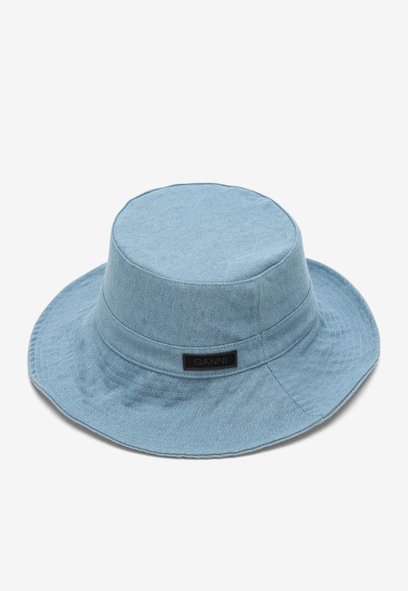 GANNI Denim Bucket Hat  Blue A47715829/M_GAN-630