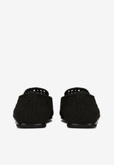 Dolce & Gabbana Crochet Loafers Black 