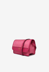 Moschino All-Over Logo Crossbody Bag Pink A7404 8268 1207