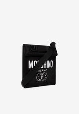 Moschino X Smiley® Logo Messenger Bag A8110 8223 1555 Black