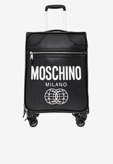 Moschino X Smiley® Logo Suitcase A8601 8211 1555 Black