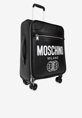 Moschino X Smiley® Logo Suitcase A8601 8211 1555 Black