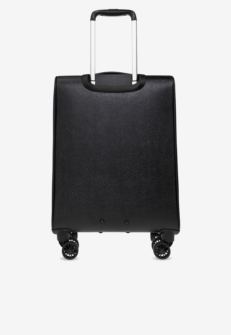 Moschino X Smiley® Logo Suitcase A8601 8211 1555 Black