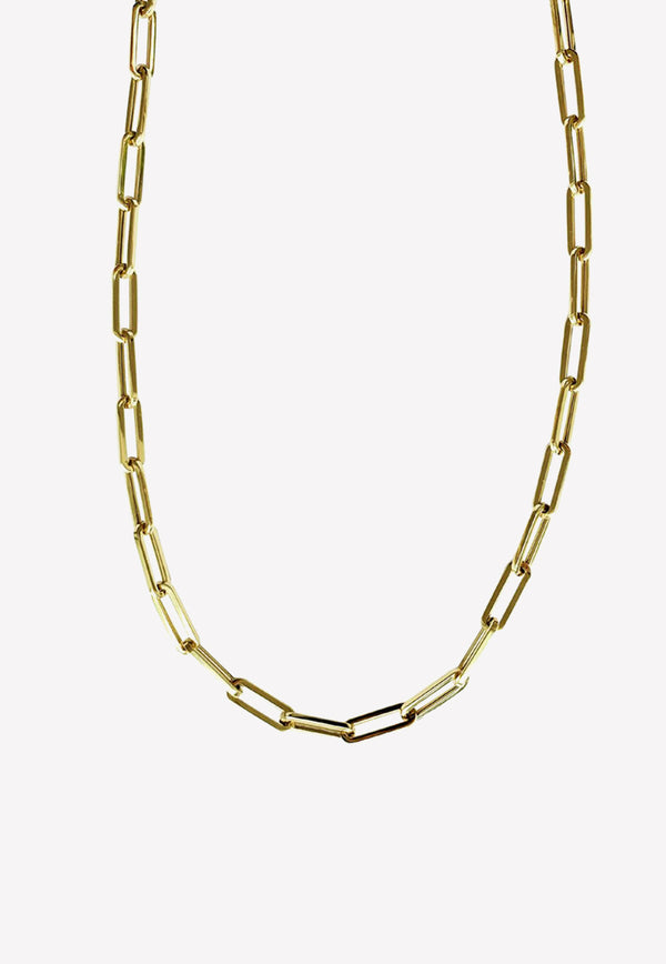 Alev Jewelry Paperclip Chain Necklace Gold ALV10430