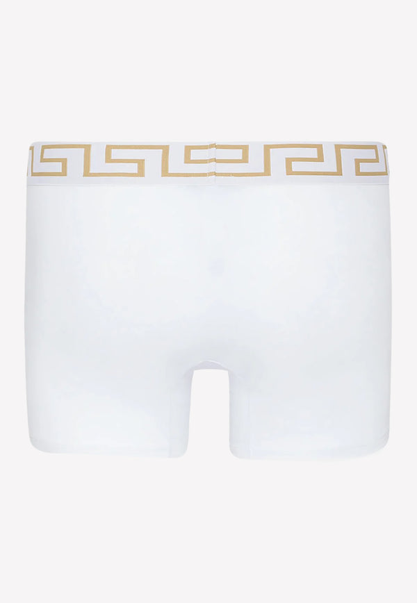 Versace Greca Jacquard Boxer Shorts AU10028 A232741 A81H