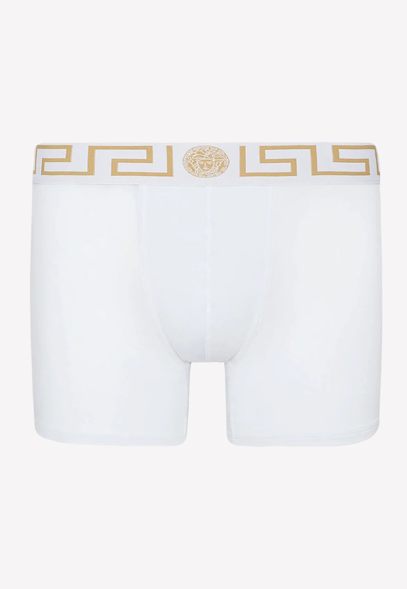 Versace Greca Jacquard Boxer Shorts AU10028 A232741 A81H