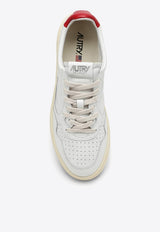 Autry Medalist Leather Low-Top Sneakers White AULMLL21/M
