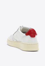 Autry Medalist Leather Low-Top Sneakers White AULMLL21/M