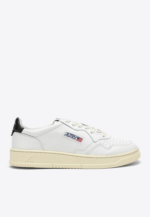 Autry Medalist Leather Low-Top Sneakers White AULMLL22/M
