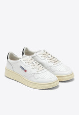 Autry Medalist Leather Low-Top Sneakers White AULMLL22/M