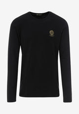 Versace Medusa Logo Long-Sleeved Undershirt Black AUU01007 A232741 A1008