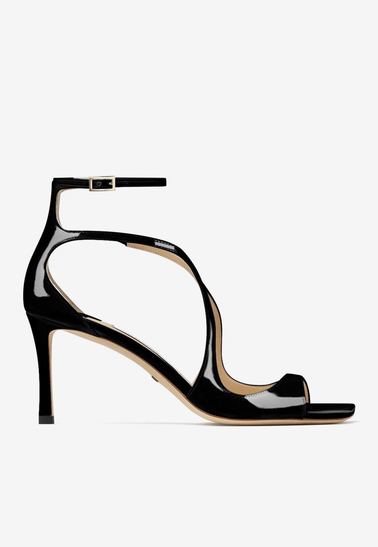 Azia 75 Patent Leather Sandals – THAHAB KW