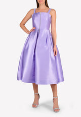 Alex Perry Purple Alicia A-line Dress with Pockets D159-Alicia-Lilac