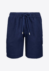 Vilebrequin Baie Bermuda Cargo Shorts BAIU3U01-390 Navy