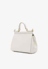 Dolce & Gabbana Top Handle Bag in Leather White BB6002 A1001 80001