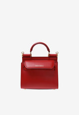 Dolce & Gabbana Mini Sicily 58 Top Handle Bag in Calf Leather BB6846 AV385 87124 Red