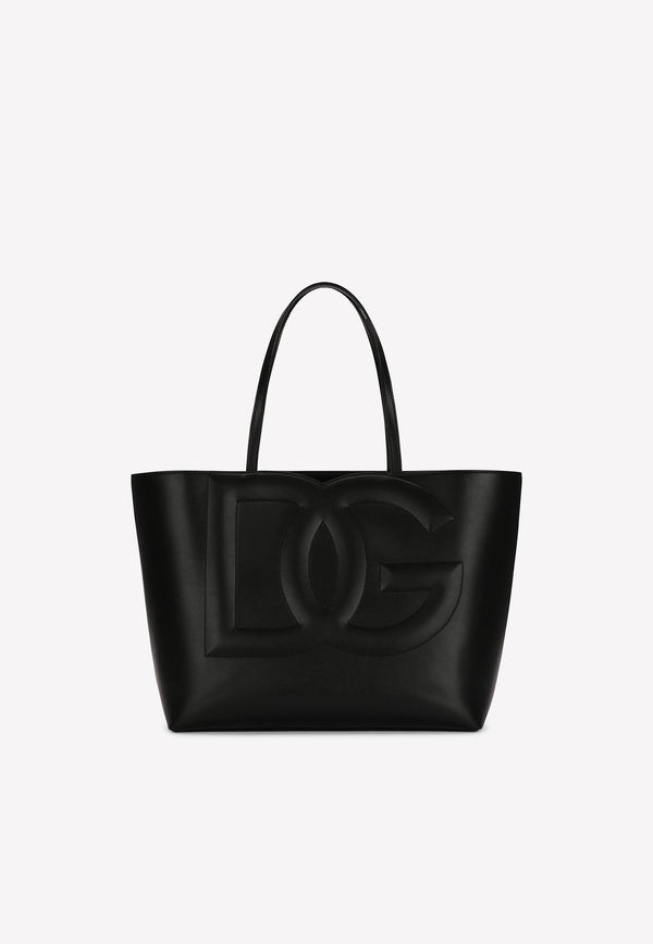 Dolce & Gabbana Medium DG Logo Tote Bag BB7338 AW576 80999 Black