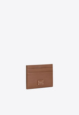 Dolce & Gabbana Logo Plaque Calfskin Cardholder BI0330 AO049 81236
