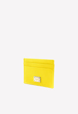 Dolce & Gabbana Dauphine Leather Cardholder Yellow BI0330 A1001 80203