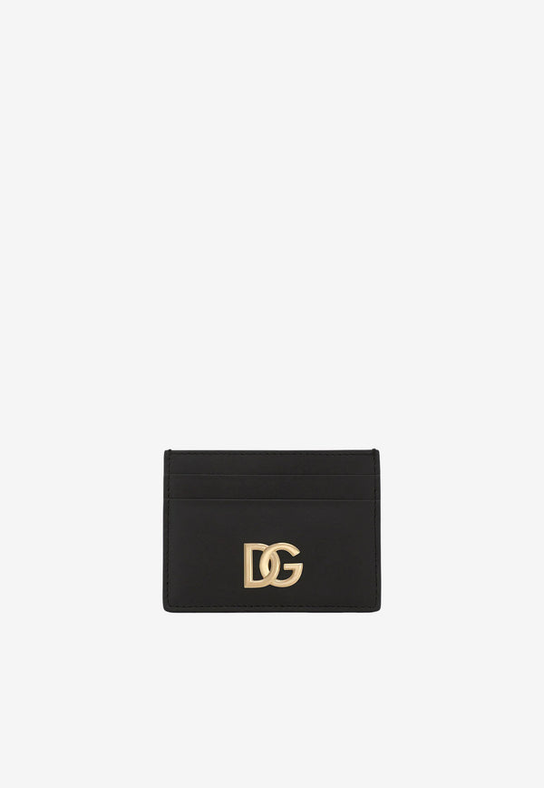 Dolce & Gabbana DG Logo Cardholder in Calf Leather BI0330 AW576 80999 Black