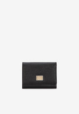 Dolce & Gabbana Dauphine Calfskin Wallet with DG Logo BI0770 A1001 80999