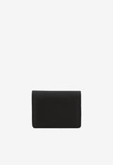 Dolce & Gabbana DG Logo Compact Wallet in Calf Leather BI1211 AW576 80999 Black
