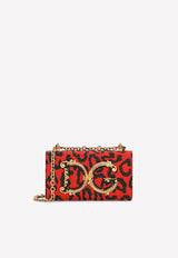 Dolce & Gabbana Leopard Print Brocade DG Girls Phone Bag BI1416 AH566 HSYJN Red