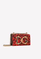 Dolce & Gabbana Leopard Print Brocade DG Girls Phone Bag BI1416 AH566 HSYJN Red