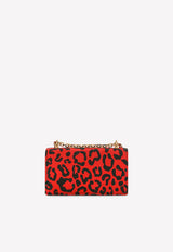 Dolce & Gabbana Leopard Print Brocade DG Girls Phone Bag BI1416 AH566 HSYJN Red