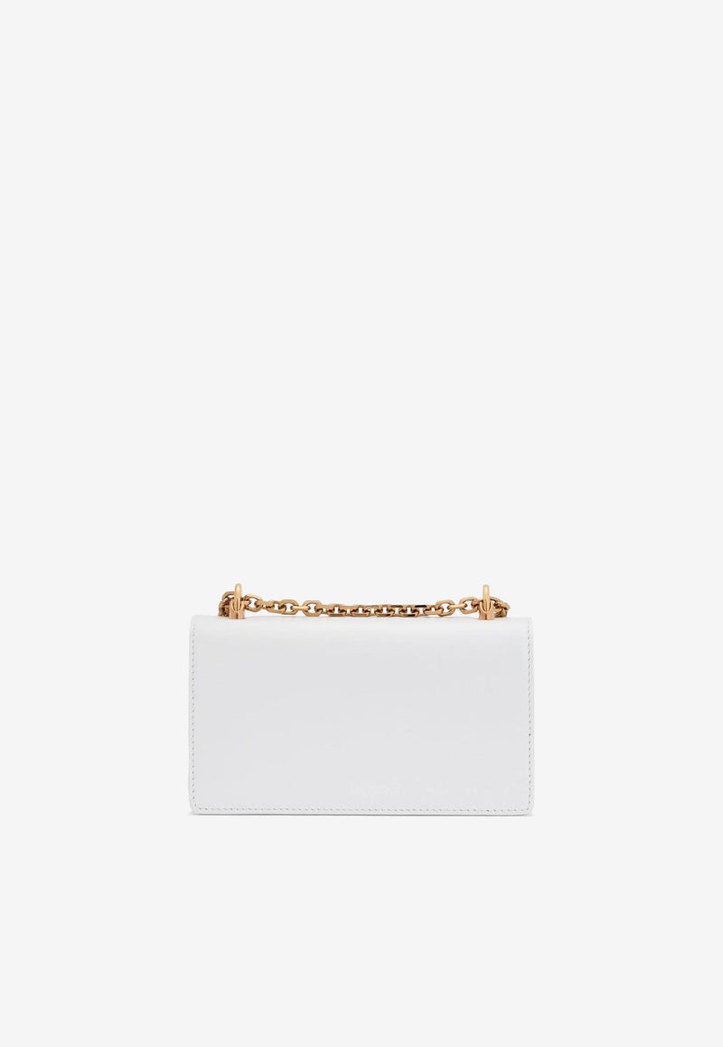 Dolce & Gabbana DG Girls Leather Phone Bag BI1416 AW070 80002 White