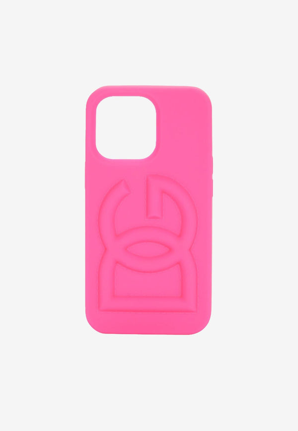 Dolce & Gabbana DG Logo iPhone 13 Pro Cover BI3182 AG816 8H240 Pink