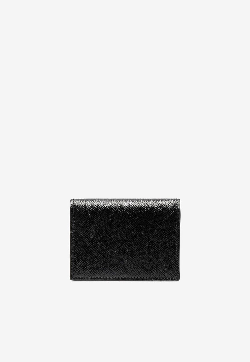 Dolce & Gabbana Logo Cardholder in Calf Leather Black BP1643 AZ602 80999