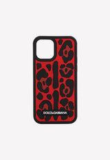 Dolce & Gabbana iPhone 12 Pro Animal Print Cover in Silicon Multicolor BP2907 AO995 HR3LS