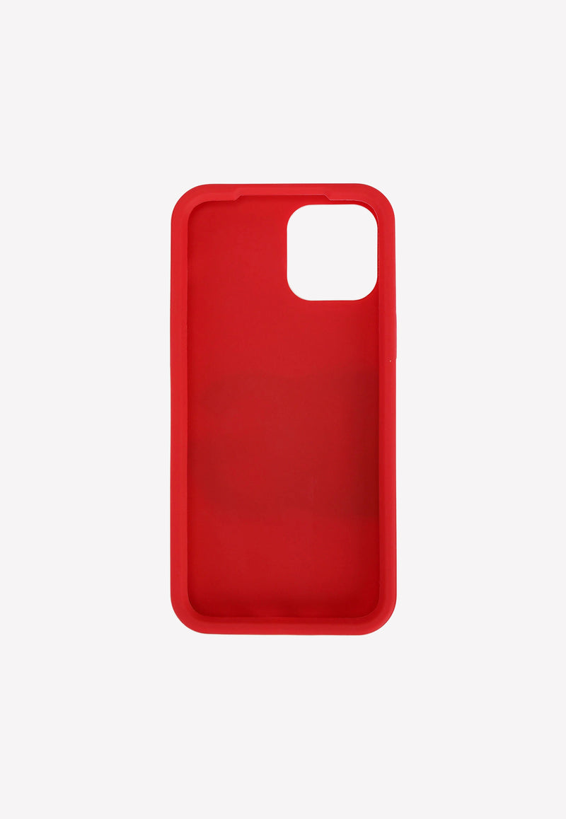 Dolce & Gabbana iPhone 12 Pro Max Cover in Silicon Red BP2908 AO976 89854