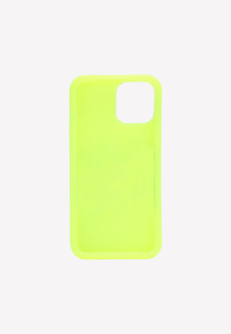 Dolce & Gabbana iPhone 12 Pro Max Cover in Silicon Lime BP2908 AO976 8G289