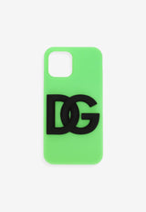 Dolce & Gabbana iPhone 13 Pro Max Logo Silicon Cover Green BP3183 AO976 8E563