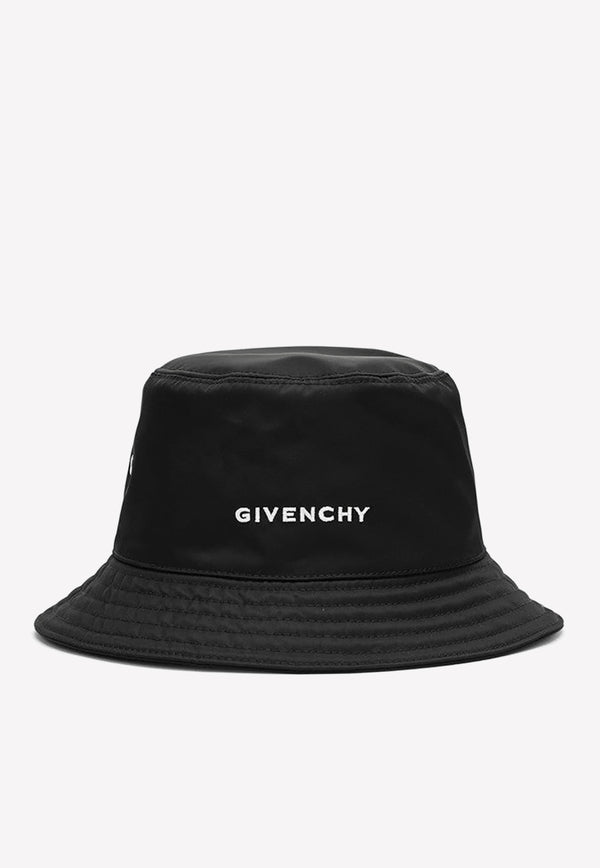 Givenchy Logo Bucket Hat Black BPZ05BP0DM/L
