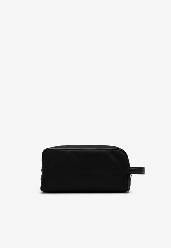 Dolce & Gabbana Logo Plaque Vanity Bag Black BT0985AD447/L