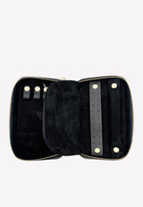 Alev Jewelry Jewelry Leather Pouch Bag Black ALV134BLK