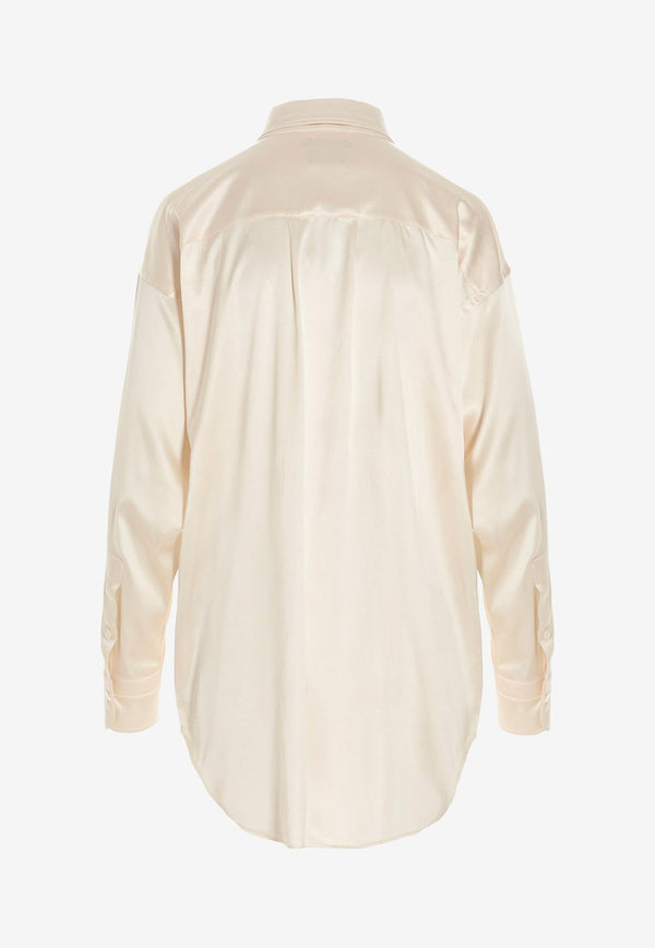 Tom Ford Long-Sleeved Silk Shirt White CA3211-FAX881 AW003
