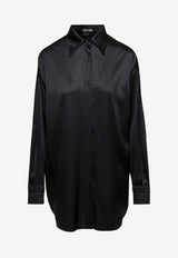 Tom Ford Long-Sleeved Silk Shirt Black CA3211-FAX881 LB999