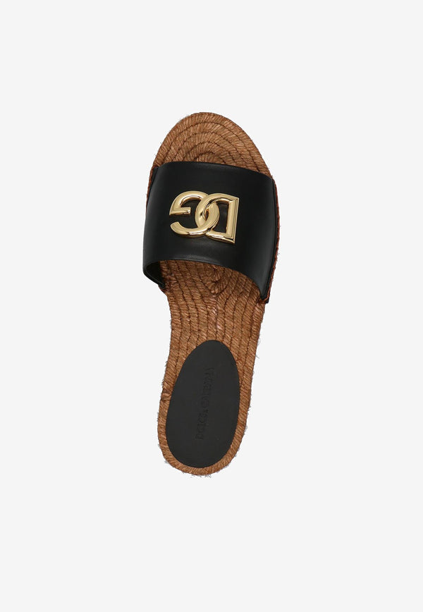 Dolce & Gabbana DG Slip-On Sandals CE0124 AX191 80999 Black
