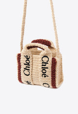 Chloé Nano Woody Crossbody Bag Beige CHC22AP235I1393C BROWN - BEIGE 1