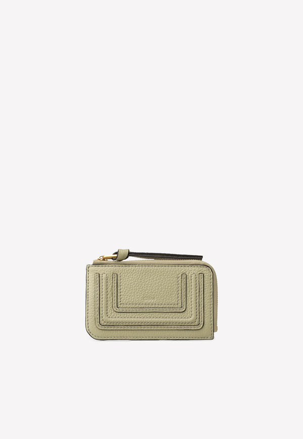 Chloé Marcie Leather Coin Purse Green CHC22AP674I3137J FADED GREEN