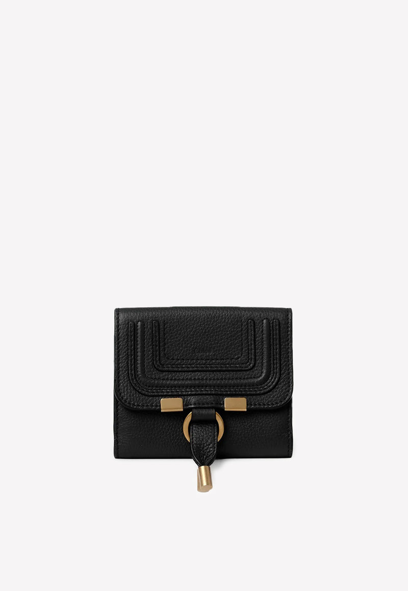 Chloé Marcie Square Wallet in Calf Leather Black CHC22SP672G36001 Black