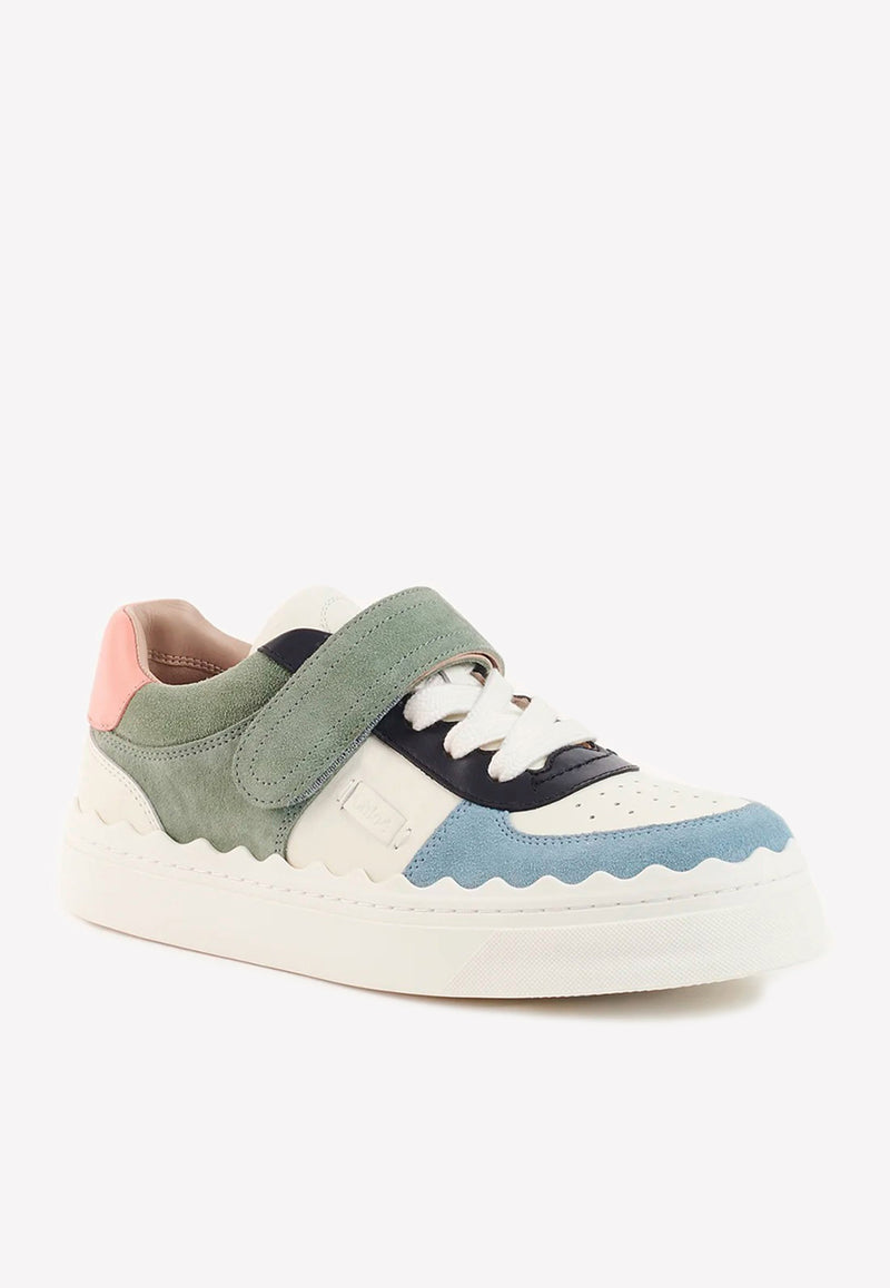 Chloé Lauren Strap Low-Top Sneakers Multicolor CHC22W702AR9Q0