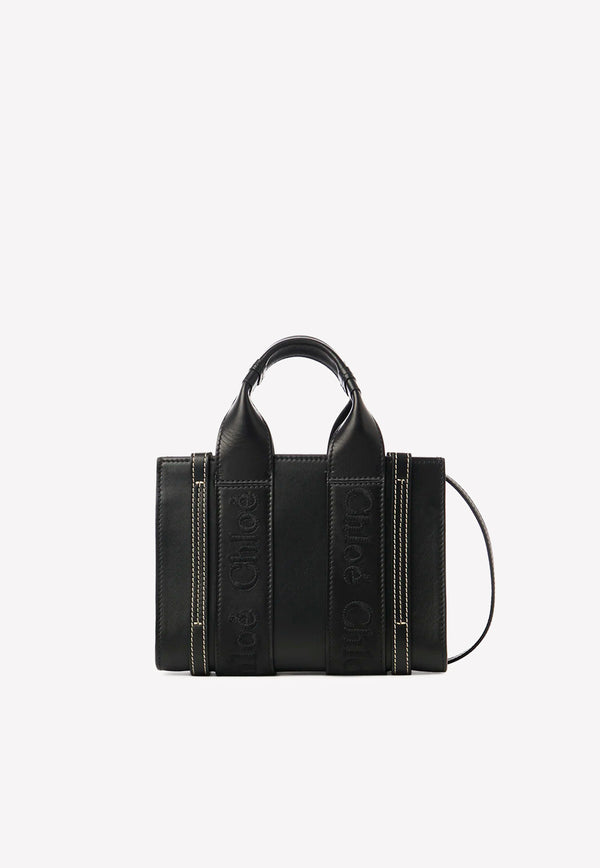 Chloé Mini Woody Handbag Black CHC23SP237I60001 BLACK